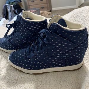 Nike wedge high top sneakers *like new* size 10